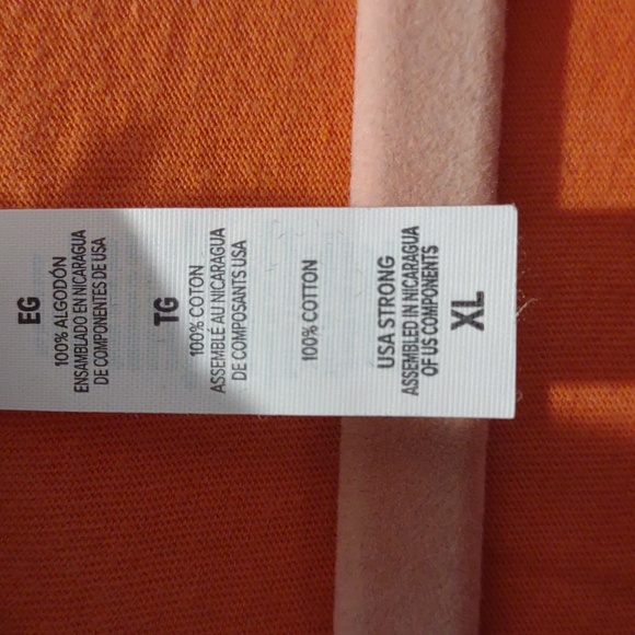 Pumpkin with glasses animal print. Halloween. Orange short sleeve tee Unisex XL - Picture 4 of 4